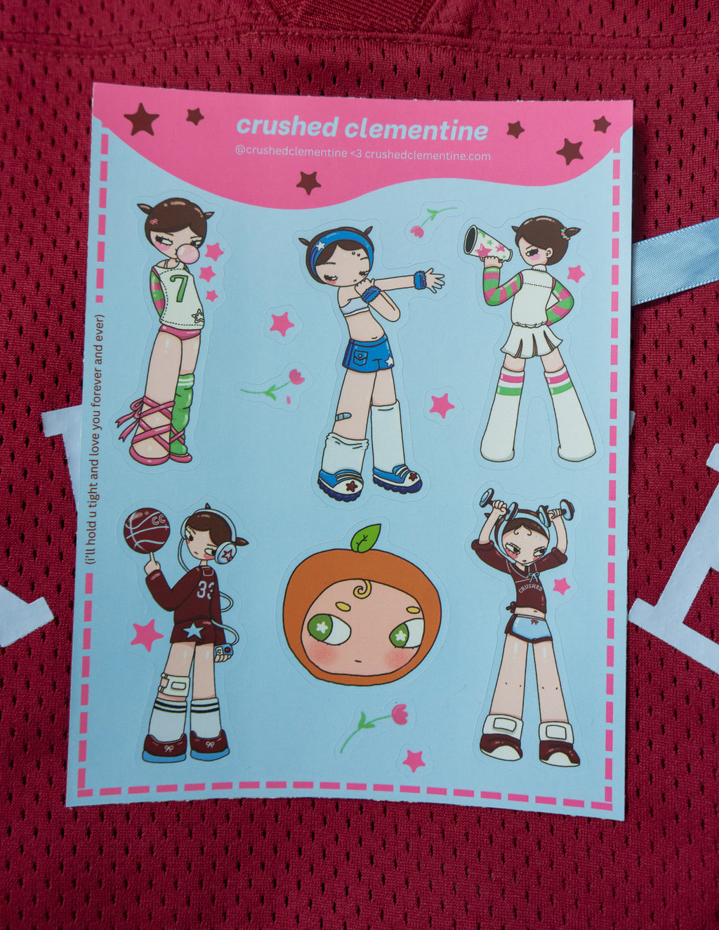 mandy sticker sheet