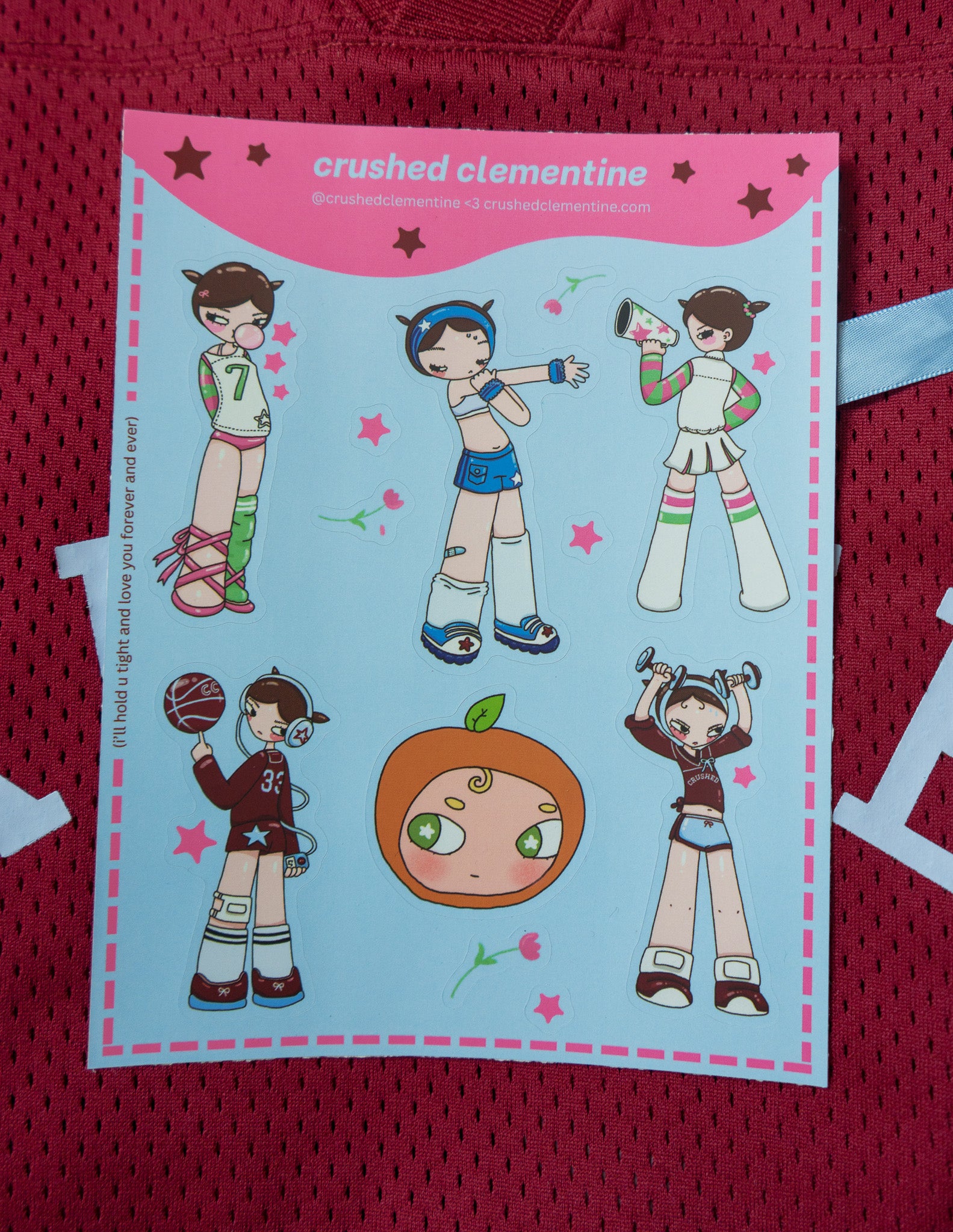 mandy sticker sheet