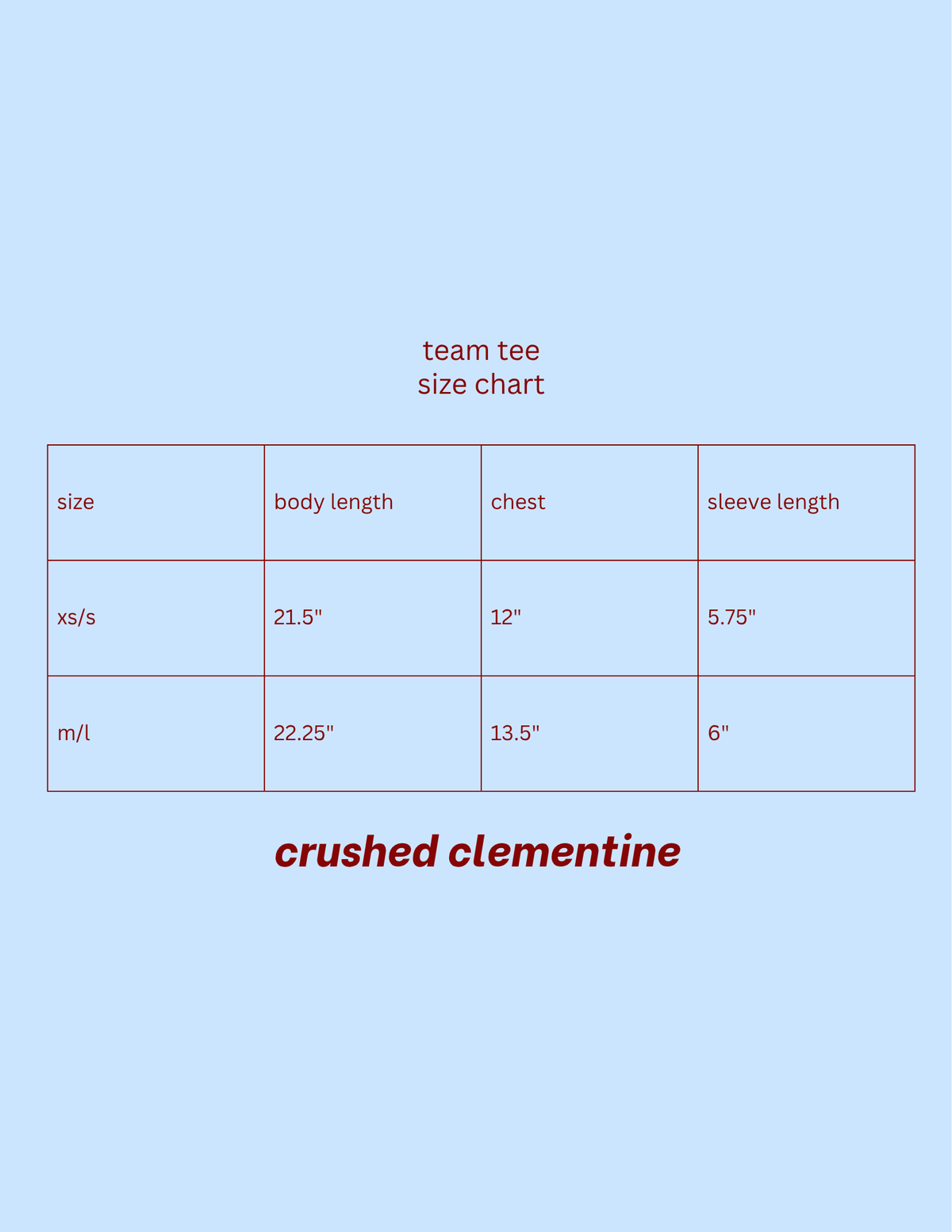 team tee